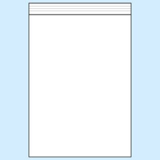 Zip lock bags, PE foil 50 µm | 180 x 250 mm 