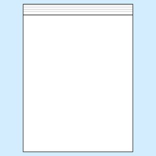 Zip lock bags, PE foil 50 µm | 200 x 250 mm 
