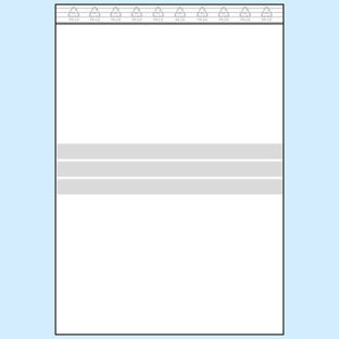 Zip lock bags, with labelling strips, PE foil 90 µm | 300 x 400 mm 