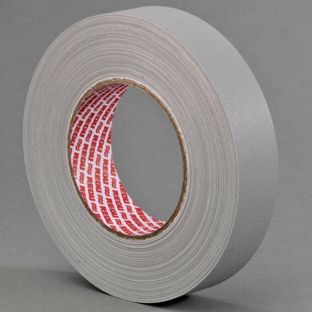 REGUtex R spine tape, cloth tape, fabric structure, laquered grey  | 38 mm