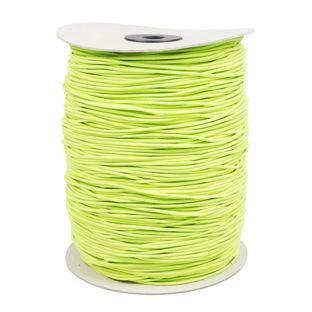 Elastic cords on reel, 2,2 mm yellow 