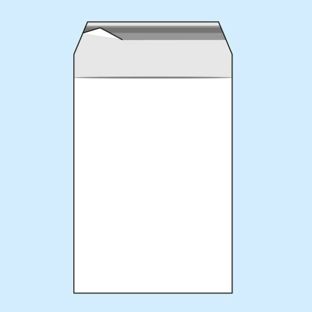 Bags with flap, PE foil, recloseable, transparent 200 x 290 mm  | 50 µm
