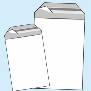 Bags with flap, PE foil, recloseable, transparent 165 x 220 mm  | 50 µm