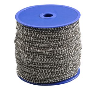 Ball chain reels, 50 m | 3.2 mm | silver  | metal 