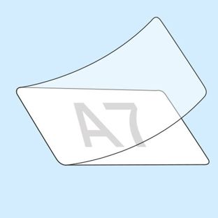 Self laminating cards 86 x 117 mm, for A7 A7 