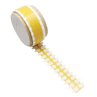 Double-sided adhesive discs PET, permanent/permanent 10 mm | 1000 pcs