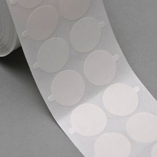 Double-sided adhesive discs, PET foil, low/low 30 mm | 1000 pcs