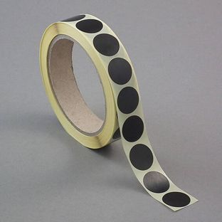 Značkovací body z papíru černá  | 30 mm