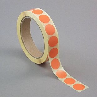 Značkovací body z papíru oranžová  | 30 mm