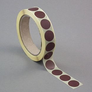 Značkovací body z papíru tmavě hnědá  | 30 mm