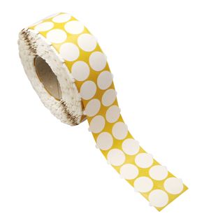 Double-sided adhesive discs, paper fleece, permanent/permanent 40 mm | 2500 pcs