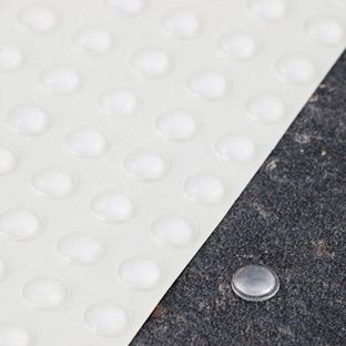 Ochrana nábytku, polokoule, samolepicí 6.4 mm | transparentní provedení 