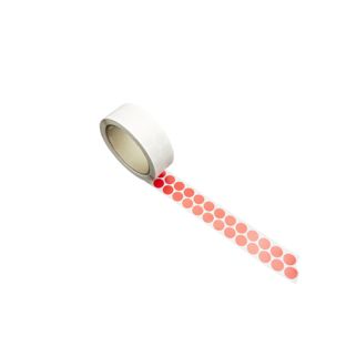 Fabric adhesive discs, red 15 mm | 1000 pcs