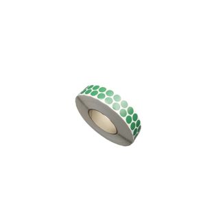 Fabric adhesive discs, green 15 mm | 5000 pcs