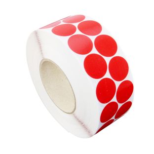 Fabric adhesive discs, red 30 mm | 2500 pcs