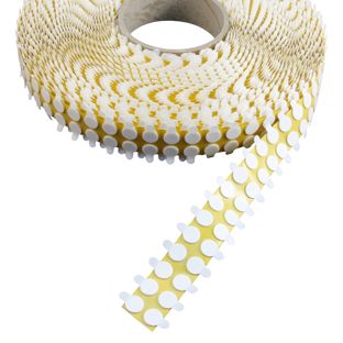 Oboustranné pěnové lepicí body, tloušťka 1 mm, silná přilnavost/silná přilnavost 15 mm | 1000 kus