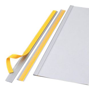 Slide binders A4, transparent, self-adhesive, 1 mm 