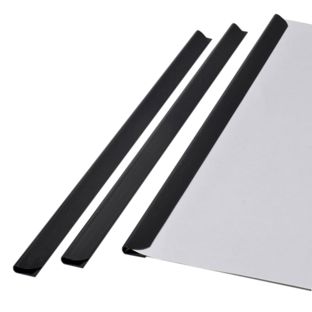 Slide binders A5, black, 3-4 mm 