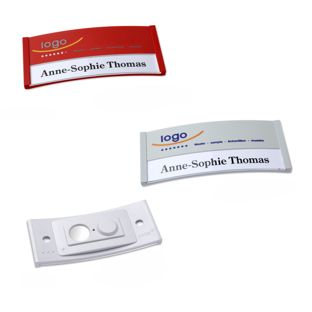 Name badges color-print magnet 