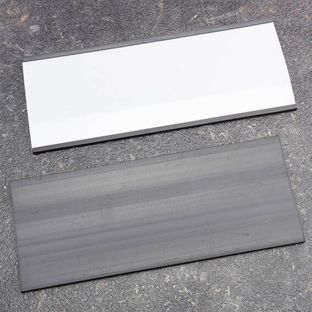 Label holder, c profile, magnetic, sections 60 mm | 180 mm | not self-adhesive 