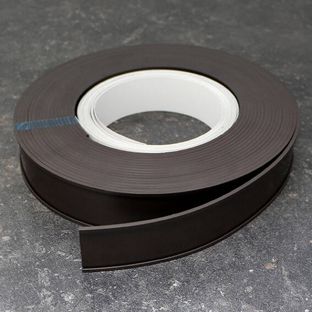 Label holder, c profile, magnetic, roll with 10 m 40 mm | including paper and protective foil  | 10 m