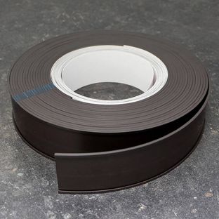Label holder, c profile, magnetic, roll with 10 m 50 mm | including paper and protective foil  | 10 m