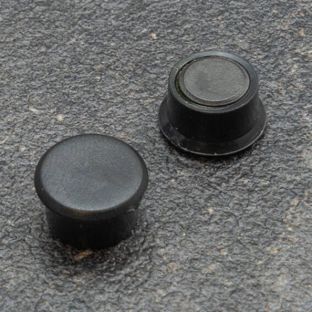 Kancelářský magnet, kulatý 13 mm | černá 