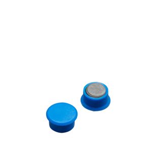 Kancelářský magnet, kulatý 13 mm | modrá 