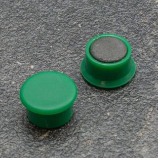 Office magnet, round 13 mm | green 