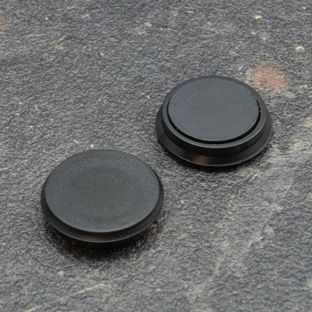 Kancelářský magnet, kulatý 24 mm | černá 