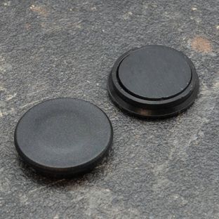 Kancelářský magnet, kulatý 32 mm | černá 