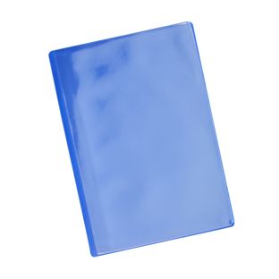Magnetic pockets for A4, with 1 magnetic strip, long edge open, blue 