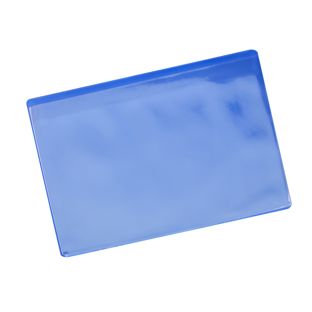 Magnetic pockets for A5, with 1 magnetic strip, long edge open, blue 