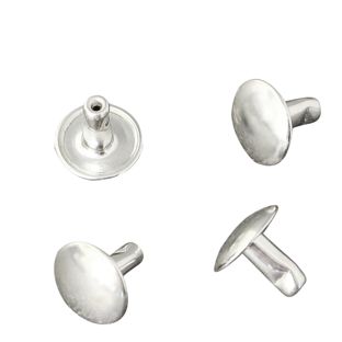 Dvojité duté nýty, spodní díl, zavřené, typ A, průměr hlavičky 9,1 mm 