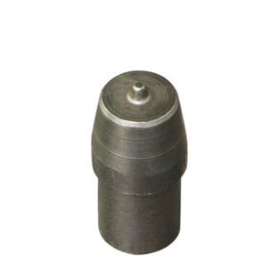 Rivet setting tool, lower die, for double tubular rivet-lower parts with 9.5 / 10 mm head diameter 