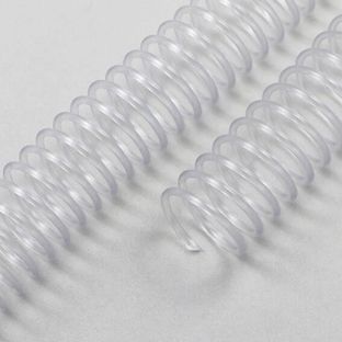 Spiral Binding Coils, A5, transparent, 12 mm | transparent 