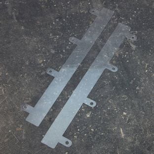 Fasteners with 4 eyelets  | transparent 