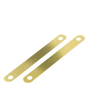 Steel compressor bars 95 x 12 mm, brass-plated (1,000 pieces) 