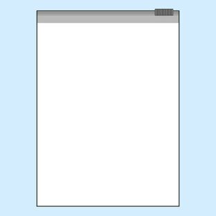 Slide lock bags, PE foil 60 µm | 160 x 220 mm 