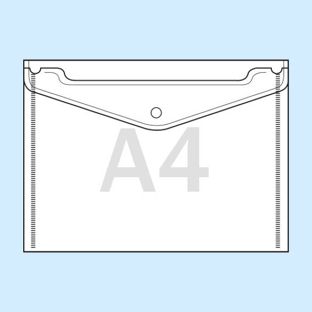 Document folders for insert A4, PP foil 180 micron 