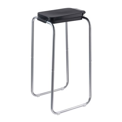 Bin bag holder with lid, 120 litre, steel 1 compartment