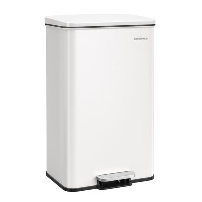 40-litre pedal bin, Softclose
 white