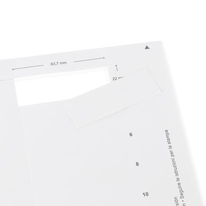 Print sheets, blank 