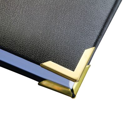 Knihařské růžky Kov PS 22 - 22 x 22 mm  | pomosazený 