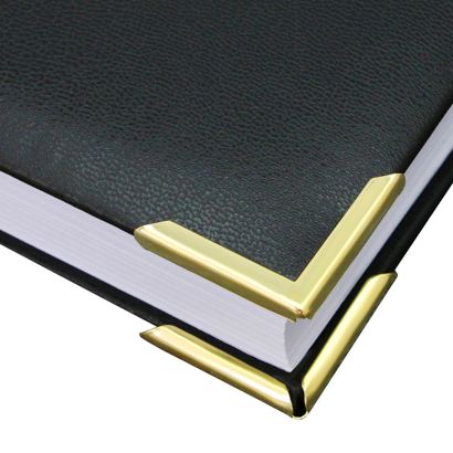 Knihařské růžky Kov PS 31 - 31 x 31 mm  | pomosazený 