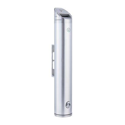 Wall-mounted ashtray PARIS, stainless steel, silver 