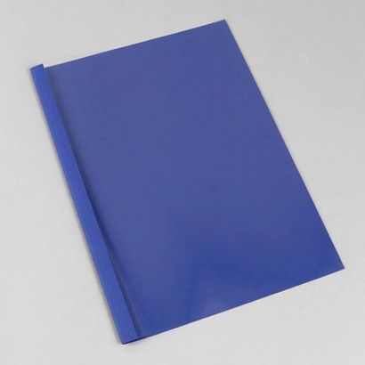 Obal pro tepelnou laminaci A4, lepenka ve vzhledu kůže, 15 listů, tmavě modrá  | 240 g/m² | 1.5 mm