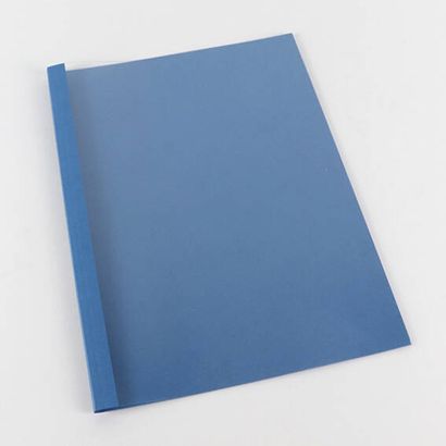 Obal pro tepelnou laminaci A4, lepenka ve vzhledu kůže, 30 listů, modrá  | 250 g/m² | 3 mm