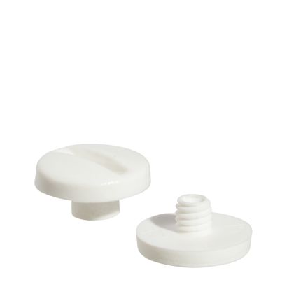 Knihařské plastové šrouby, 3.5 mm | bílá 
