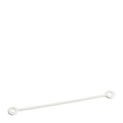 Swatch straps for binding screws, 135 mm long, white 